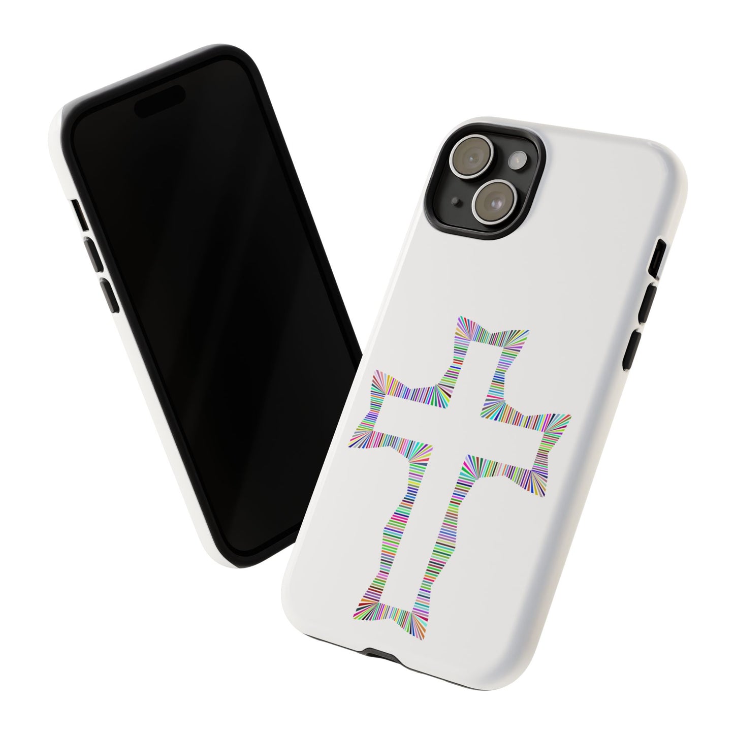 Colorful Cross Phone Case - Tough Case