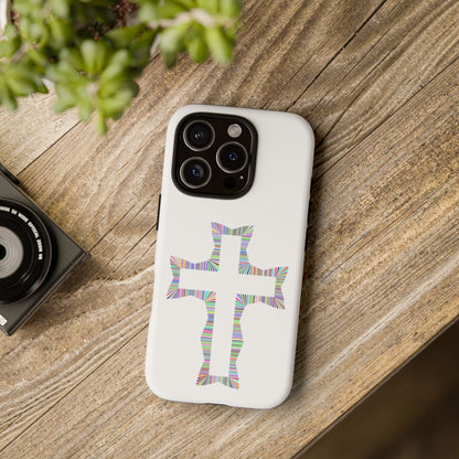 Colorful Cross Phone Case - Tough Case