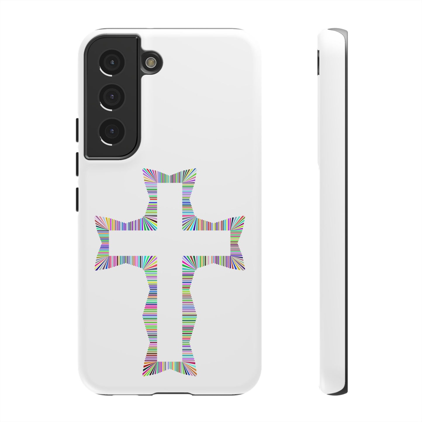 Colorful Cross Phone Case - Tough Case