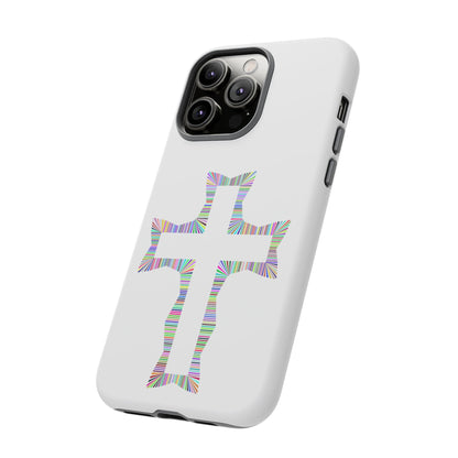 Colorful Cross Phone Case - Tough Case