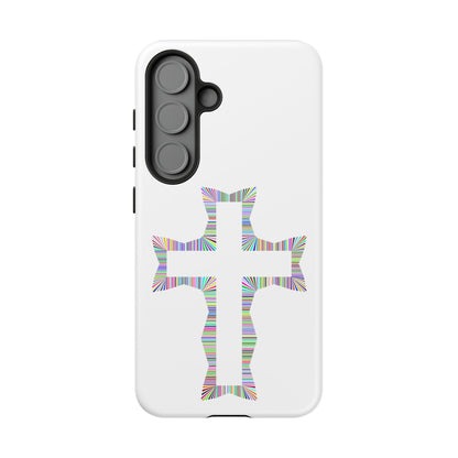 Colorful Cross Phone Case - Tough Case