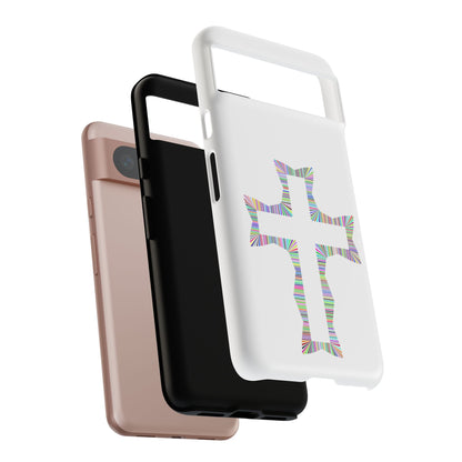 Colorful Cross Phone Case - Tough Case