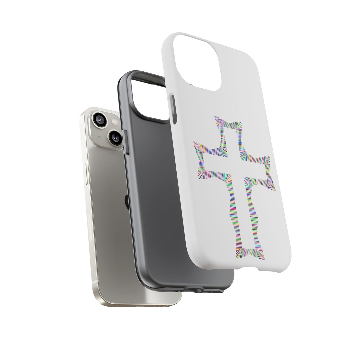 Colorful Cross Phone Case - Tough Case
