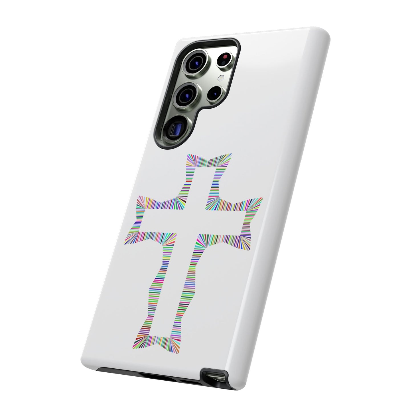 Colorful Cross Phone Case - Tough Case
