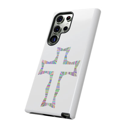 Colorful Cross Phone Case - Tough Case