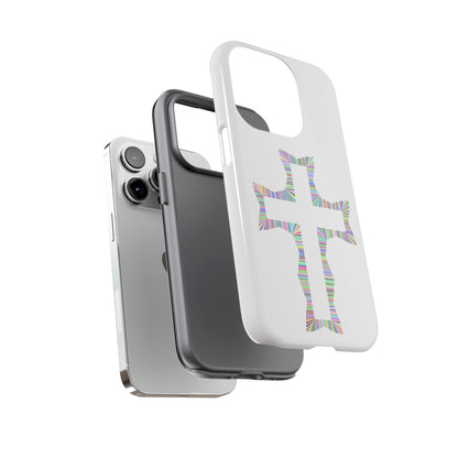Colorful Cross Phone Case - Tough Case