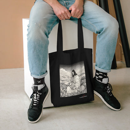 Jesus and The Lost Sheep - Cotton Tote Bag