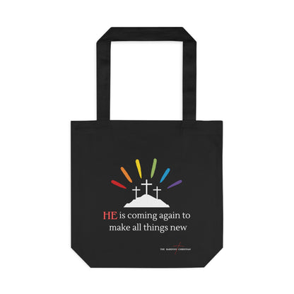 He is coming again - Cotton Tote Bag