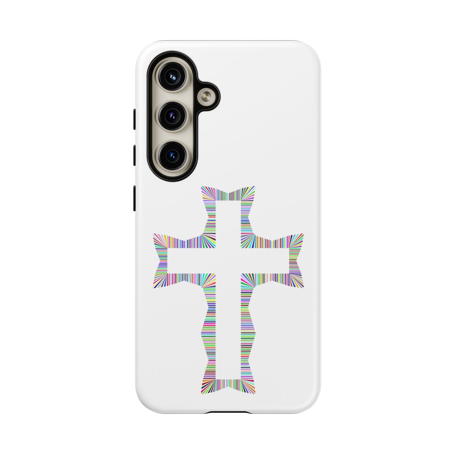 Colorful Cross Phone Case - Tough Case