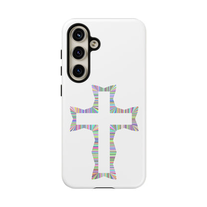 Colorful Cross Phone Case - Tough Case