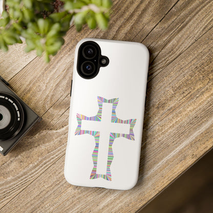 Colorful Cross Phone Case - Tough Case