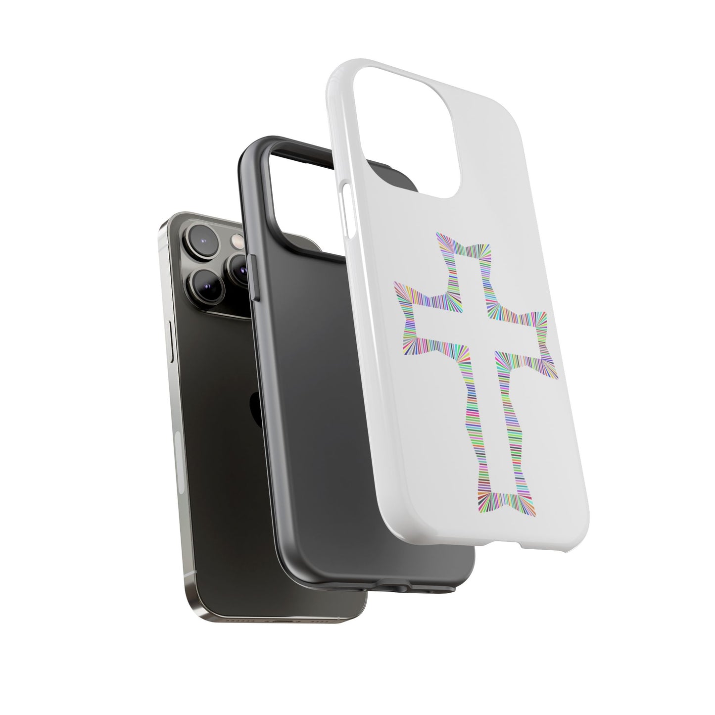 Colorful Cross Phone Case - Tough Case