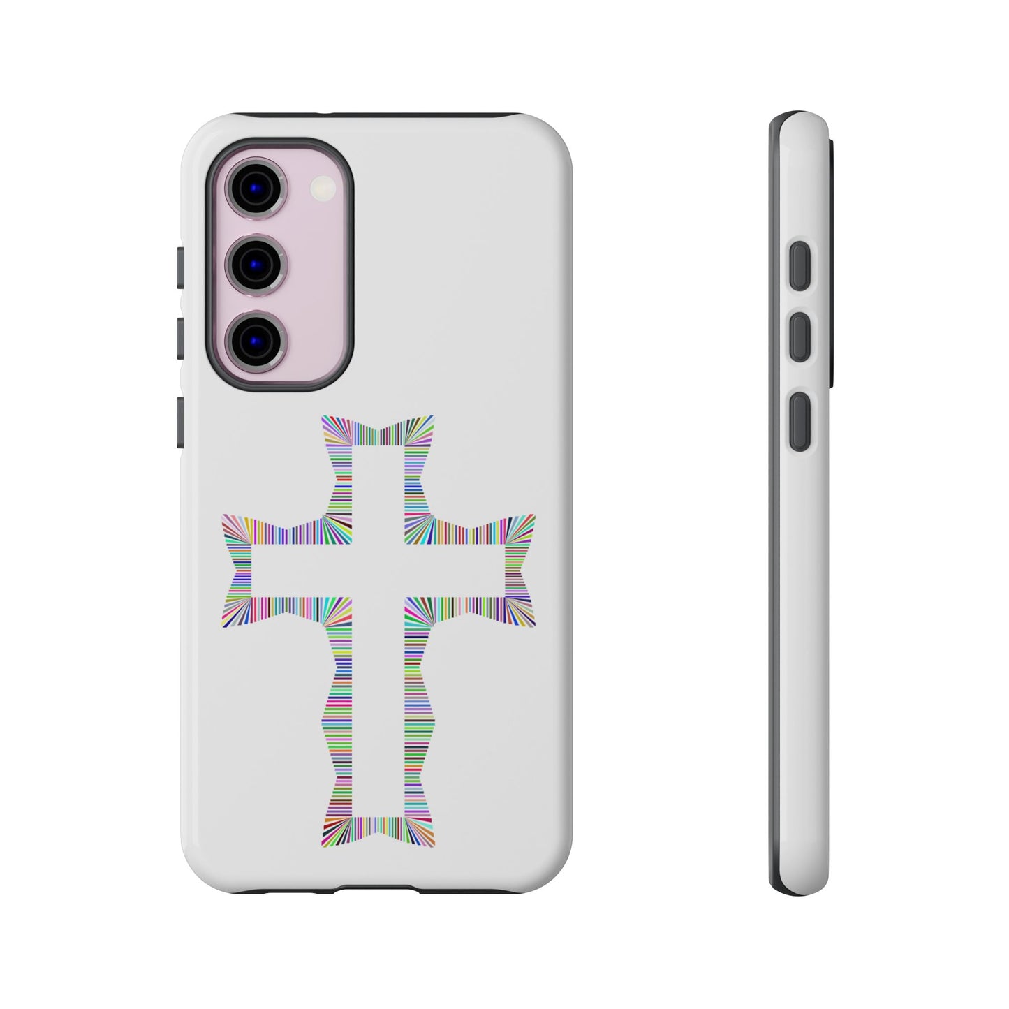 Colorful Cross Phone Case - Tough Case